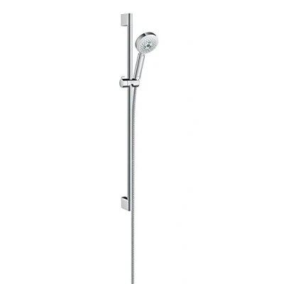 Immagine di hansgrohe Crometta 100 Set doccia Multi con asta 90 cm, bianco/cromo, 26656400
