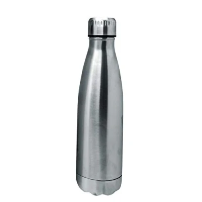 Immagine di Nerthus FIH 591 Thermos a Doppia Parete per Freddo e Caldo. Design Inox 500 ml. Senza BPA. Tappo ermetico, Acciaio Inossidabile