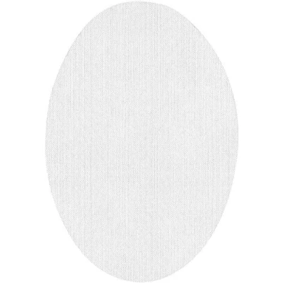 Immagine di ginocchiere elastiche per abbigliamento Toppe riparare i vestiti. 6 gomitiere o di 9 x 13 cm. Colore: bianco