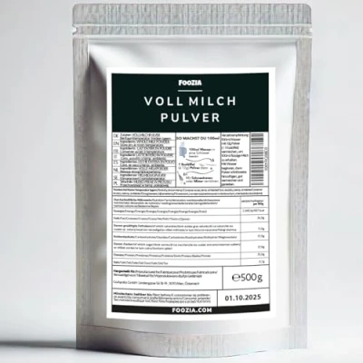Immagine di latte in polvere intero da puro fresco 500g Foozia