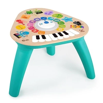 Immagine di Baby Einstein, Hape, Cal&#039;S First Melodies Magic Touch Piano, Giocattolo Musicale In Legno Con 3 Spartiti, 6 Melodie, A Partire De Mesi