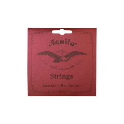 Immagine di Aquila Set cordes Guitalele e a d G B E, colore: Rosso