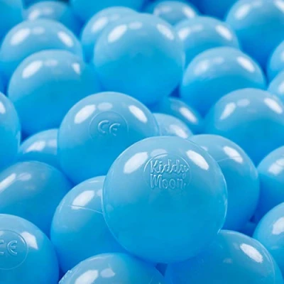 Immagine di KiddyMoon 700 Palline/7Cm Palline Morbide Colorate Per Piscina Bambini Fatto In EU, Azzurro