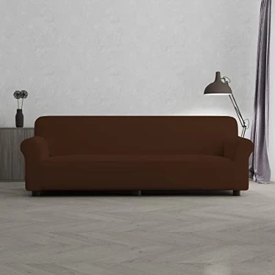Immagine di MB HOME BASIC Copridivano “più Bello, Marrone, 4 Posti