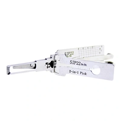 Immagine di Loboo Idea Lishi SIP22 2 in 1 decoder utensile fabbro e combinazione di grimaldelli, utilizzato per Fiat, Alfa Romeo, Mase rati