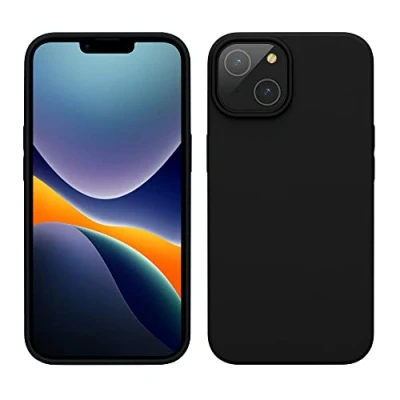 Immagine di kwmobile Cover per Apple iPhone 14 Custodia Back Case Caricatore Wireless Antiurto e Flessibile in Silicone TPU nero