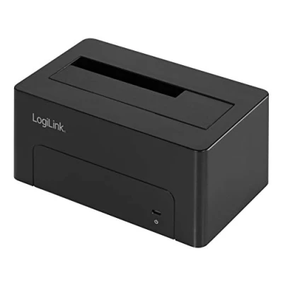 Immagine di LogiLink QP0027 USB C® 10Gbps SATA 6 Gb/s 1 Porta Docking Station per hard disk 2.5 pollici, 3.5 pollici
