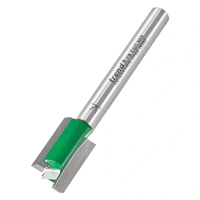Immagine di Trend Fresatore Dritto a Due Scanalature CraftPro, Gambo da 6,35 mm, Diametro di Taglio 12 mm &amp; Lunghezza 19 Punta in Carburo Tungsteno, C019AX1/4TC