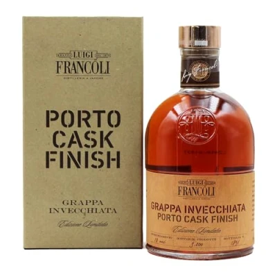 Immagine di LUIGI FRANCOLI GRAPPA INVECCHIATA PORTO CASK FINISH EDIZIONE LIMITATA 50 CL IN ASTUCCIO