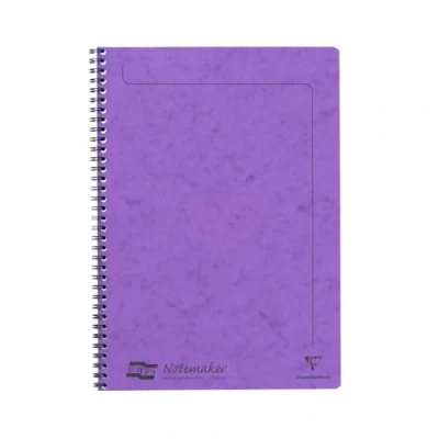 Immagine di Europa Wire Bound on Side Notemaker, A4, foderato, 120 pagine Lilla