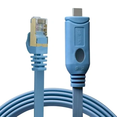 Immagine di DSD TECH SH RJ45C Cavo Console da USB TYPE C a RJ45 RS232 per Router e Switch (1,8 m/5,9 piedi)