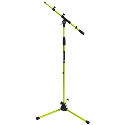 Immagine di Keepdrum, supporto per microfono, MS106YW, con braccio incluso ebase in metallo, colore giallo