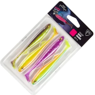 Immagine di Fox Rage Slick Shad Mixed UV Colour Pack 11cm Shads