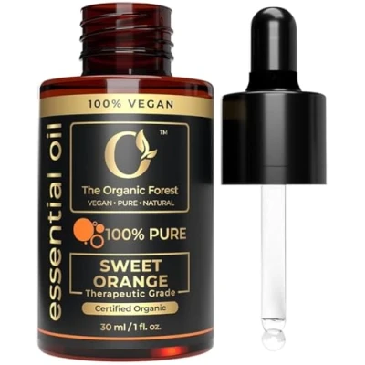 Immagine di Sweet Orange Essential Oil for Skin 100% Pure &amp; Natural Diffuser Oils Diffusers Home Aromatherapy Body
