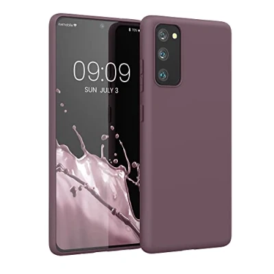 Immagine di kwmobile Custodia Compatibile con Samsung Galaxy S20 FE Cover Back Case per Smartphone in Silicone TPU Protezione Gommata uva