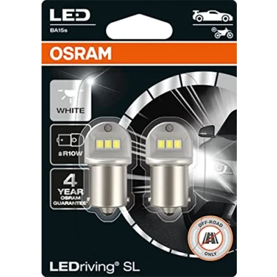 Immagine di OSRAM LEDriving SL, ≜ R10W, bianco 6000K, LED Retrofit, solo uso offroad, doppio blister (2 lampade)