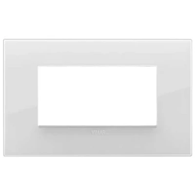 Immagine di Vimar Placca Classic 4 m, Reflex Ghiaccio