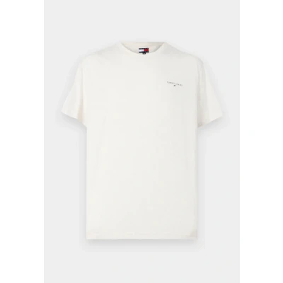 Immagine di Tommy Jeans Linear Chest TEE Tshirt basic, Uomo, Taglia: 54, Oat