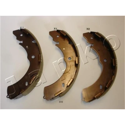 Immagine di JAPKO 55510 Ganasce Freno Assale posteriore 300 50 MITSUBISHI: L200 / Triton IV Pick up, V ISUZU: D Max II up