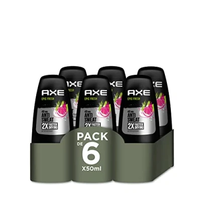 Immagine di Axe Deodorante per uomo Roll On Epic Fresh 50 ml Confezione da 6