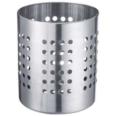 Immagine di Westmark Cestello portaposate, Rotondo, Diametro: 12 cm, Altezza: 13,5 Acciaio inox, Argento, 69022211