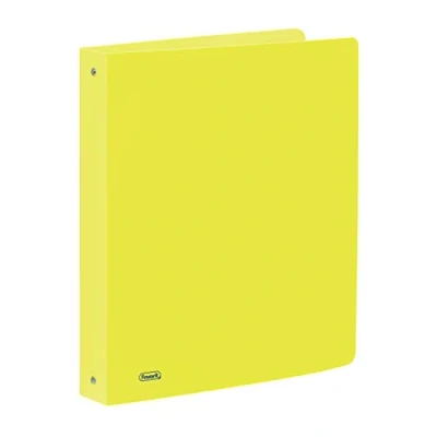 Immagine di Favorit Raccoglitore in Polipropilene Neon, 22 x 30 cm, 4 Anelli Tondi da mm, Giallo Fluo