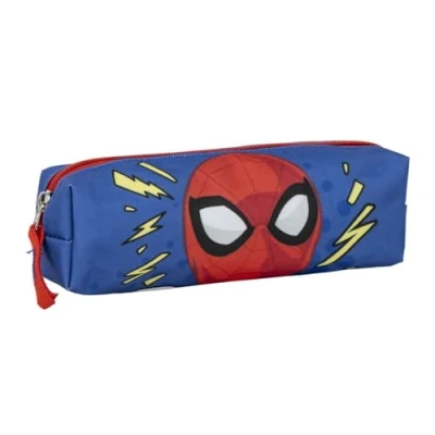 Immagine di Disney Spiderman Rectangular Lightweight AND Durable School Stationer Organizer Astuccio per bambini, Taglia: One Size, Multi coloured