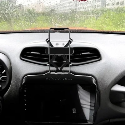 Immagine di GXQKHFA Adatto per jeep renegade accessori interni supporto telefono Staffa di navigazione console centrale 2016 2017 2018 2019 2020 2021 2022 2023 2024 (FOR 2015 renegade)