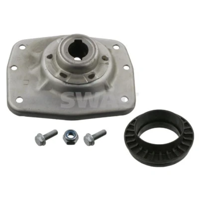 Immagine di SWAG 62 55 0012 Supporto ammortizzatore a molla Assale anteriore Sx con materiale di montaggio cuscinetto sfere Gomma LANCIA: Phedra