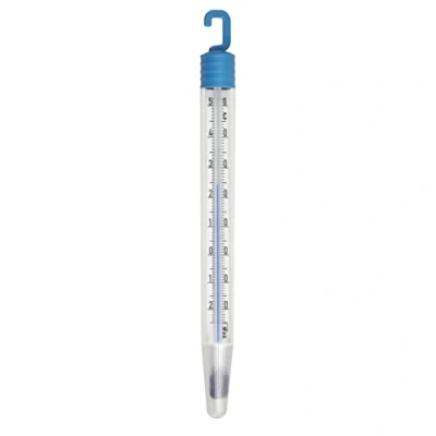 Immagine di TFA Dostmann Termometro analogico per frigorifero, 14.4001, controllo frigorifero e congelatore, alta precisione, blu/bianco