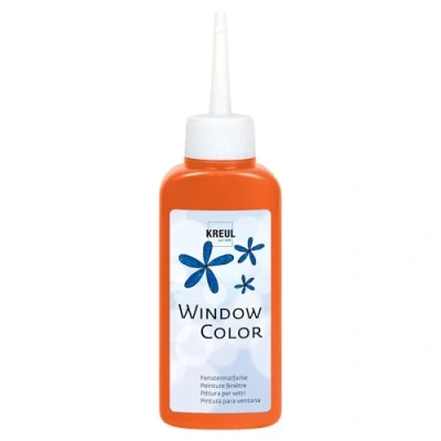 Immagine di KREUL Window Color Pittura per Vetri, 80 ml, Arrancione (orange)