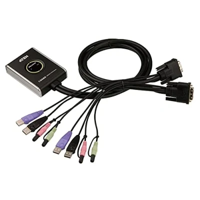 Immagine di ATEN CS682 AT 2 Porte Switch KVM DVI USB 1920 x 1200 Pixel