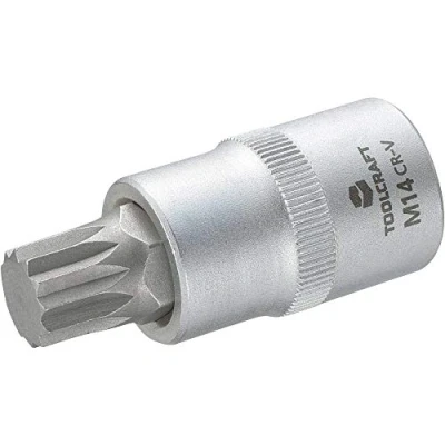 Immagine di TOOLCRAFT 816171 Multidente XZN Inserto giravite a bussola 14 mm 1/2 (12.5 mm)