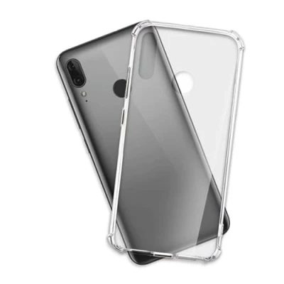 Immagine di mtb more energy® Custodia Crystal Armor per Motorola Moto E6 Plus (6.1&#039;&#039;) Hard PC Back &amp; Soft Silikon Bumper Angoli rinforzati Trasparente TPU Case Cover