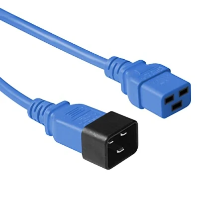 Immagine di ACT C19 C20, 0.60m cavo di alimentazione Blu 0,6 m Accoppiatore C20