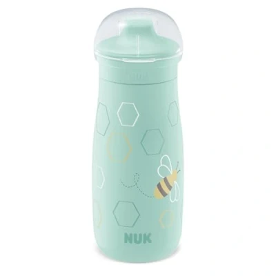 Immagine di NUK Mini Me Sip Tazza per bambini 9+ mesi 300 ml Borraccia Beccuccio temperato antigoccia Infrangibile Mint Bee