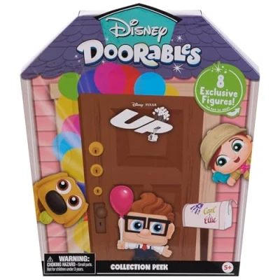 Immagine di Disney Doorables Pacchetto NEW Up Collector, confezione a sorpresa con personaggi collezionabili, giocattoli per bambini dai 5 anni in su di Amazon Exclusive Just Play