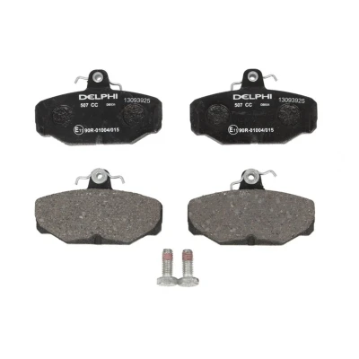 Immagine di DELPHI LP507 Kit pastiglie freno Non predisposto per contatto segnalazione usura senza lamierino anticigolío con accessori FORD: Sierra Mk2 Hatchback