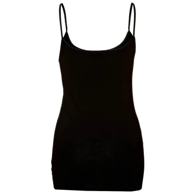 Immagine di Schiesser Top con Spaghetti Maglietta, Nero (Schwarz (000 schwarz), 50 IT (3XL) Donna