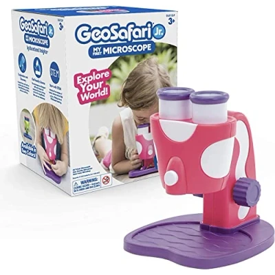 Immagine di Learning Resources Il mio primo Microscopio GeoSafari Jr Rosa