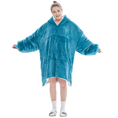 Immagine di FELOVE Felpa Oversize con Cappuccio,Felpa Coperta Originale,Felpa Gigante Super Morbida,Calda e Confortevole,Felpa Cappuccio Adatta per Adulti, Uomini, Donne, Adolescenti