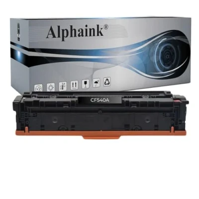 Immagine di alphaink Toner Compatibili con HP 203A CF540A per Color Laserjet Pro MFP M281fdw M281fdn M280nw M281cdw M254dw M254nw M254dn M281 M254 M280 (1 Nero)