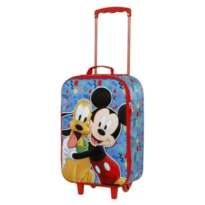 Immagine di Karactermania Mickey Mouse Mates SOFT 3D Trolley per bambini, Taglia: One Size, Azul