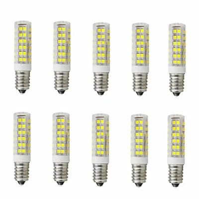Immagine di E14 Lampadina Led Bianco Freddo, 7W 6000K Sostituzione Della per 70W Lampade alogene, 700Lm, AC 220 240V, Non Dimmable No Flickering Lampada, Cucina, Soggiorno (10 pz)