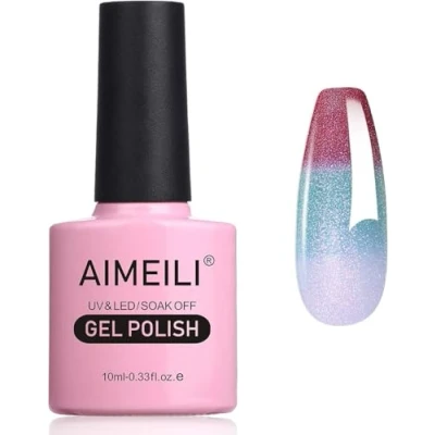 Immagine di AIMEILI 10ML Smalto Semipermanente Camaleonte Nail Polish Semipermente Gel UV LED Smalti Colorati per Manicure Soak Off 005