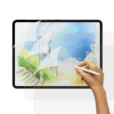 Immagine di SUEEWE [3 Pezzi] Effetto Carta Pellicola per iPad Pro 11&quot; M4 2024 (A2836/A2837/A3006), Feel Like Opaca Paper in PET Disegnare Schizzi Scrittura