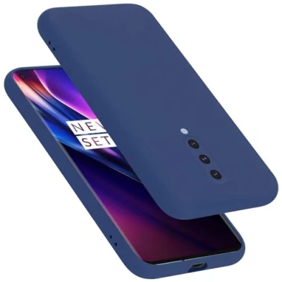 Immagine di Cadorabo Custodia compatibile con OnePlus 8 in LIQUID BLU Coperchio protettivo silicone TPU flessibile