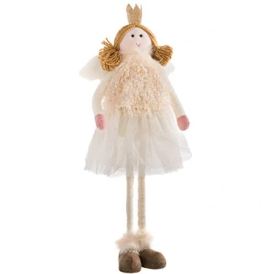 Immagine di WeRChristmas Statuetta Natalizia con Gambe Regolabili, Multicolore, 40 70 cm
