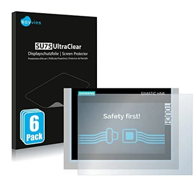 Immagine di savvies (6 Pezzi Pellicola Protettiva per Siemens Simatic HMI TP700 Comfort Protezione Schermo Trasparente