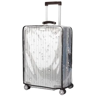 Immagine di RHQFDM 28 Pollici Copri Valigia Trasparente Impermeabile PVC Grande Copertura Valigia,Design Resistente all&#039;abrasione e per Proteggere il Bagaglio